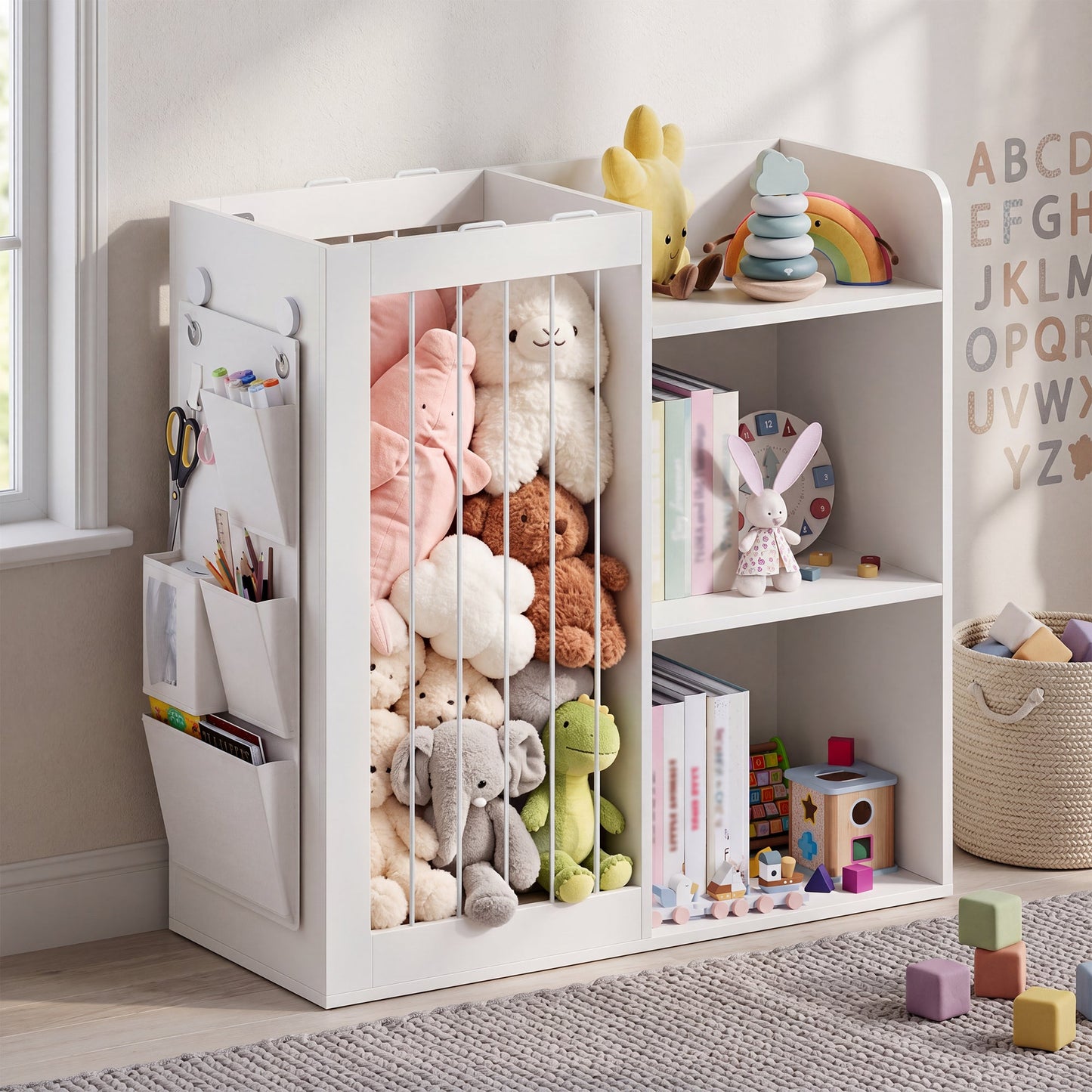 Advwin 3-Tier Kids Bookshelf & Toy Storage Organiser