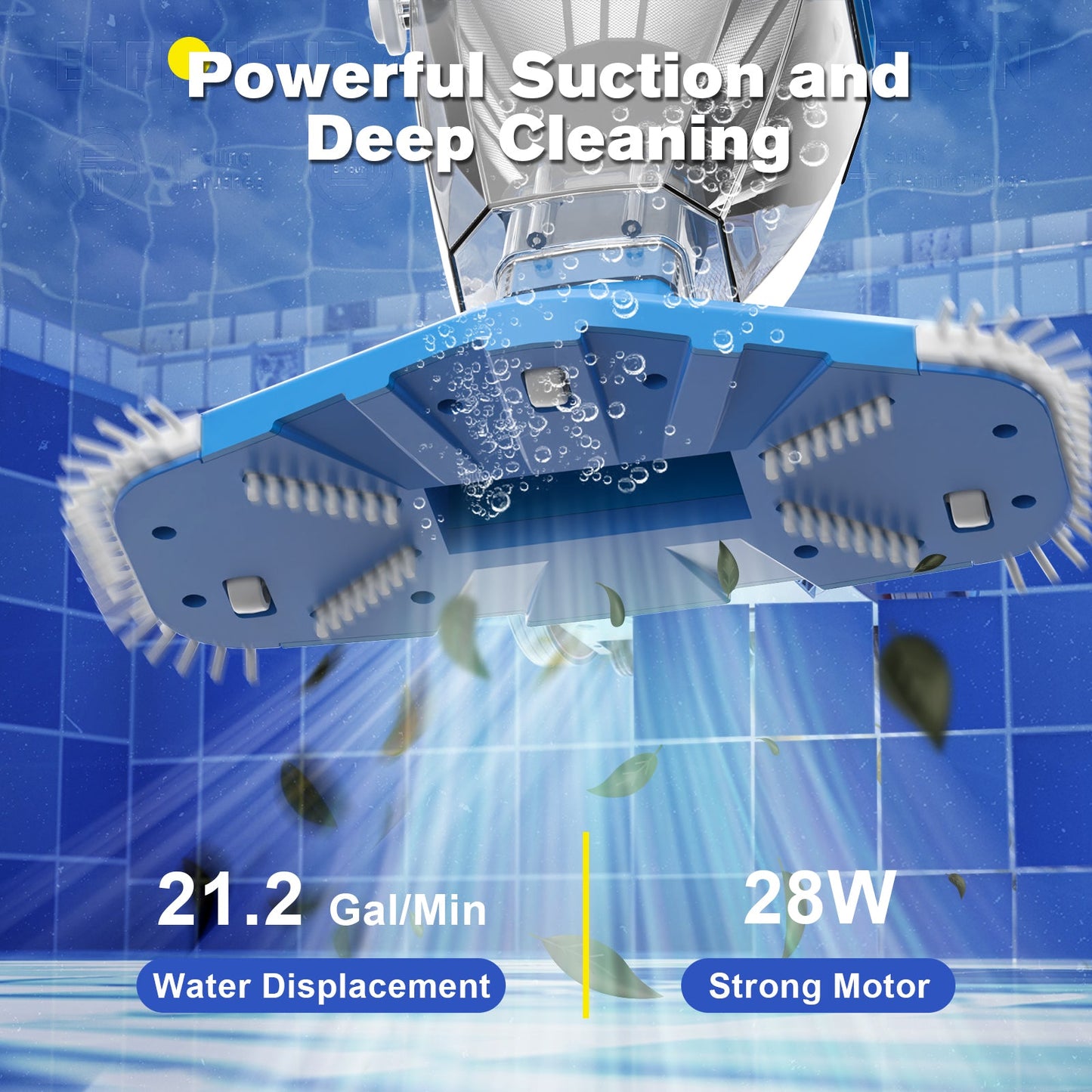 Advwin Cordless Rechargeable Pool Vacuum Cleaner