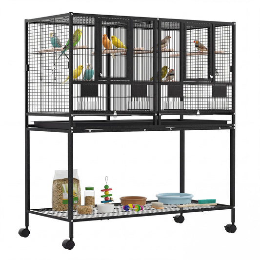 Advwin Bird Cage 2in1 Large Cage Wheel w/Brake