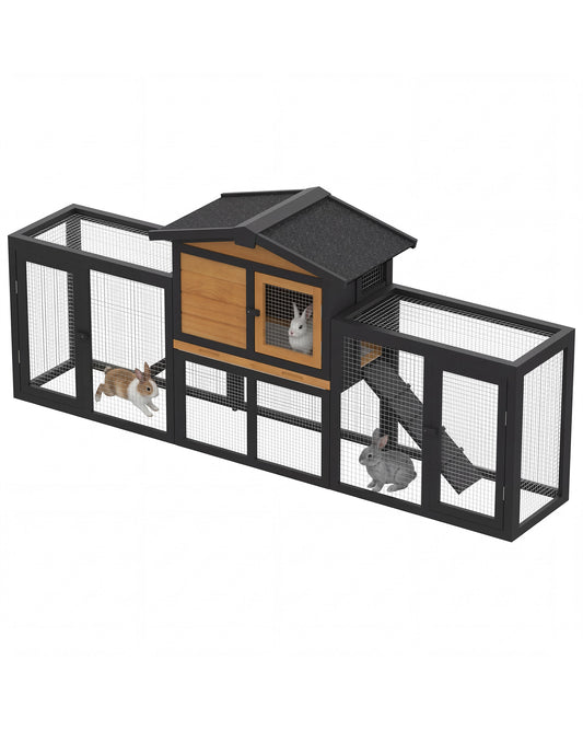 Advwin Rabbit Hutch Wooden Chicken Coop