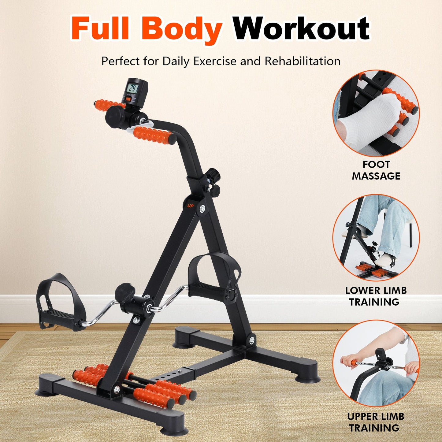 Advwin Pedal Exerciser Bike for Seniors