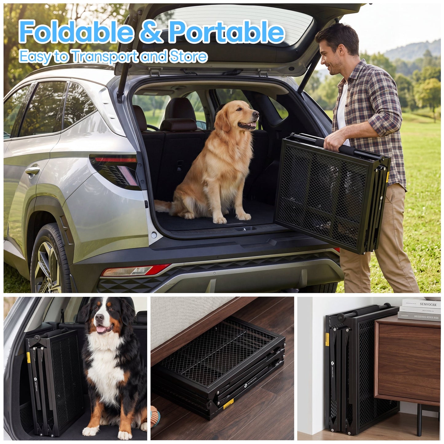 Advwin 180cm Dog Ramp for Car with Non-Slip Mesh