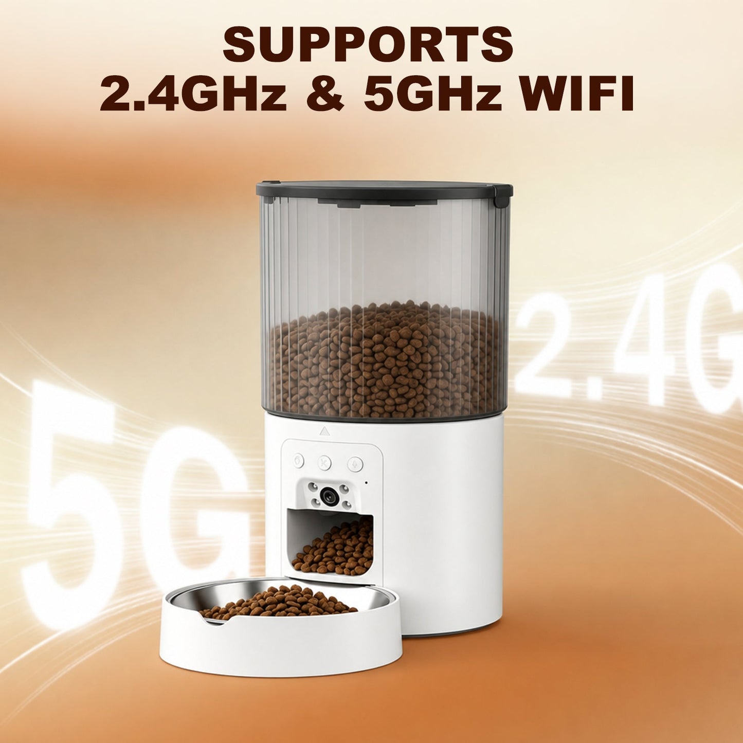 Advwin 4L Automatic Cat Feeder with 1080P HD Camera