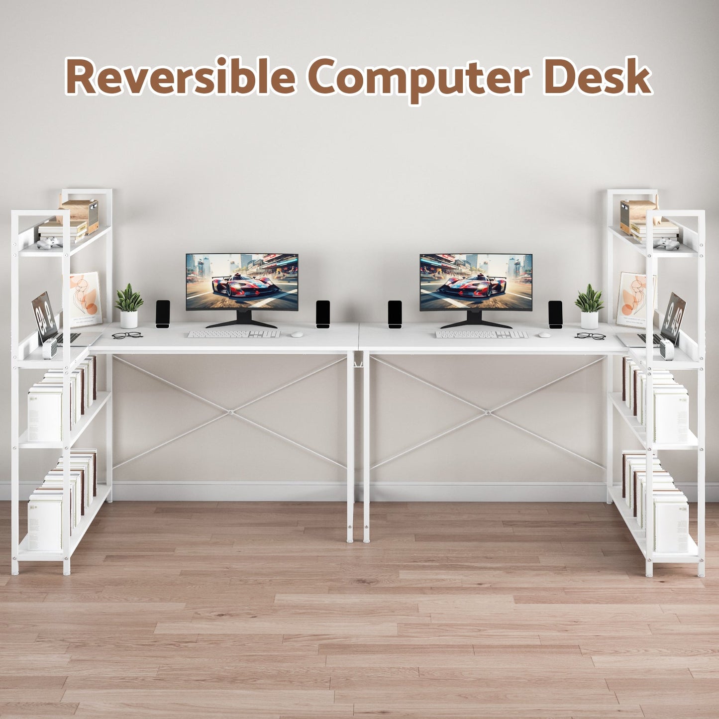 Advwin 110cm L Shaped Computer Desk