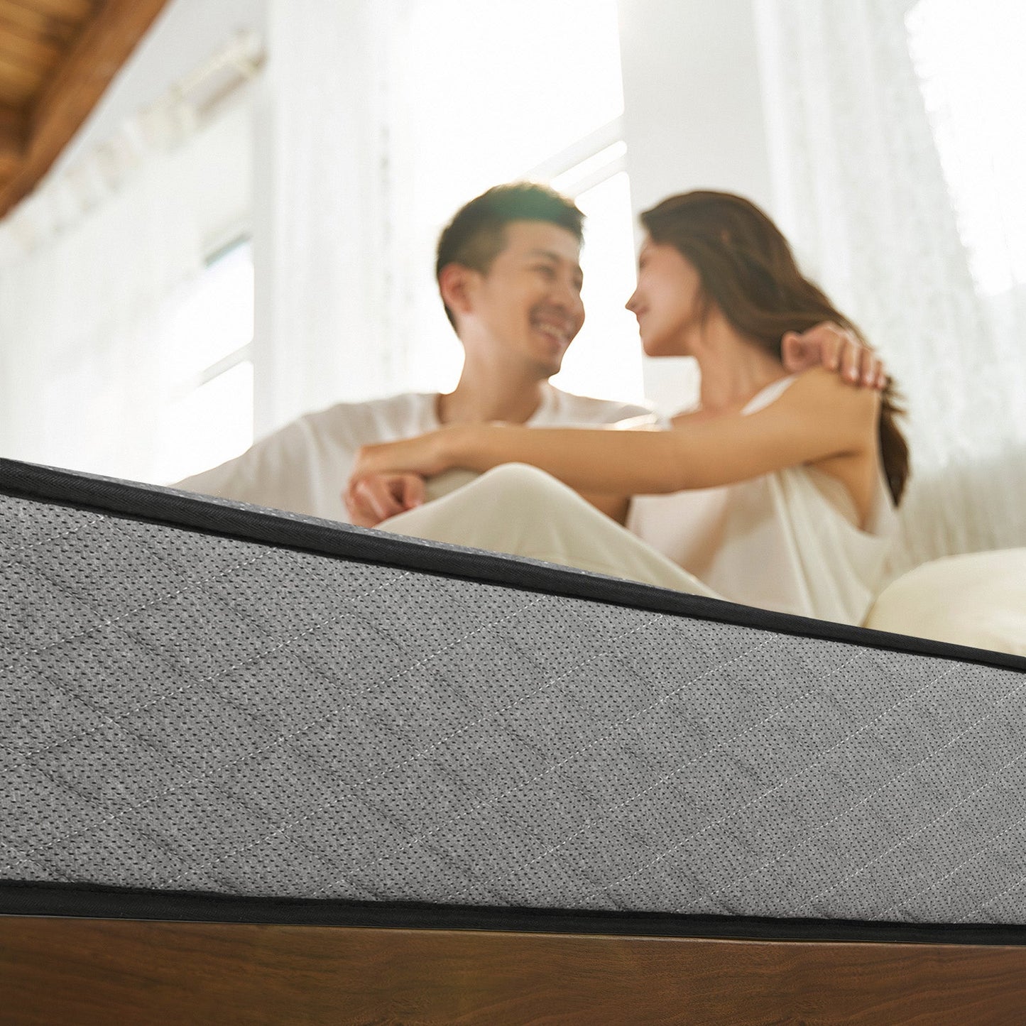 Advwin 25CM S/D/Q Memory Foam Springs Mattress