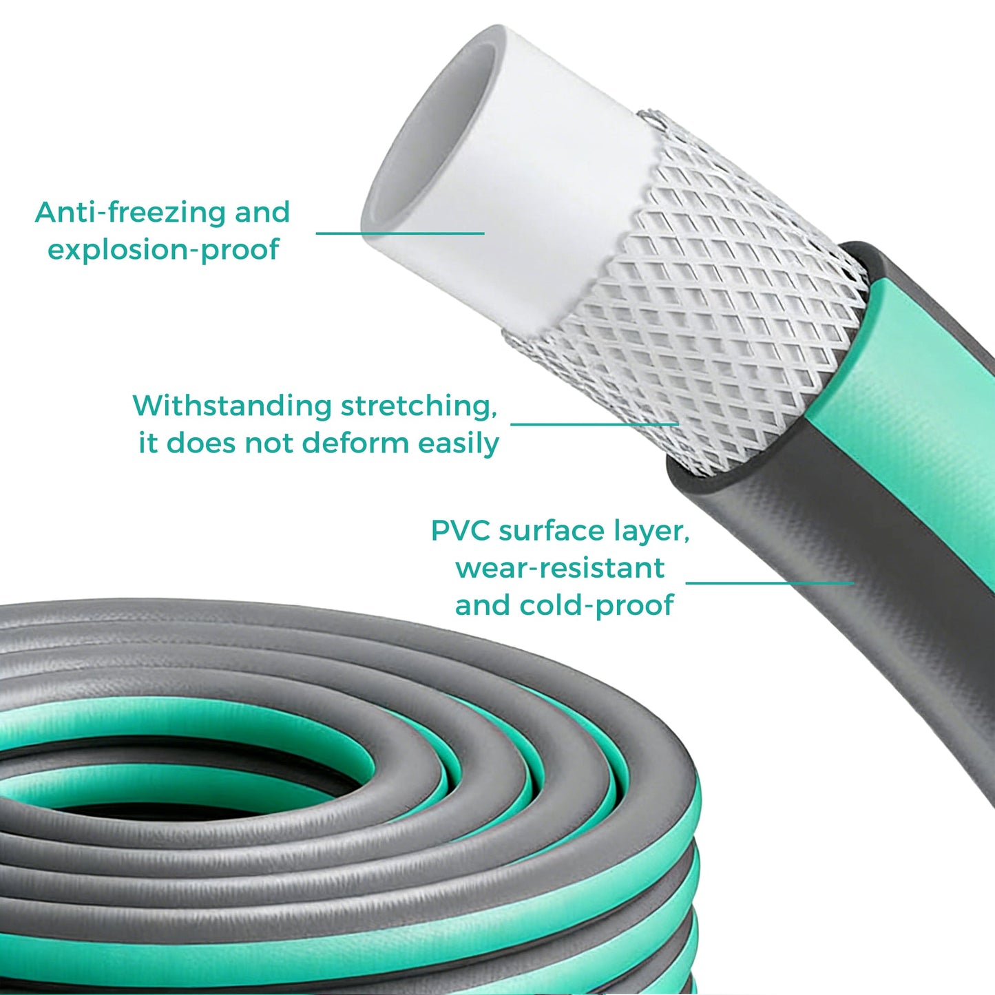 Advwin 20M Retractable Garden Hose Reel Wall Mount
