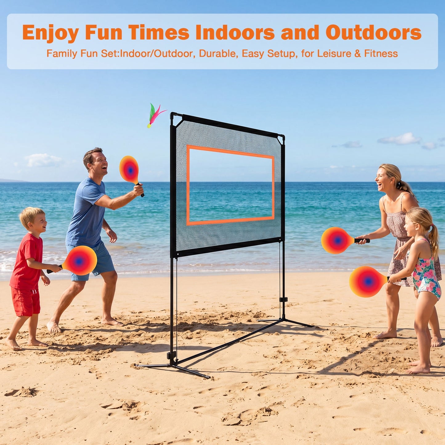 Advwin Badminton Pickleball Net Set