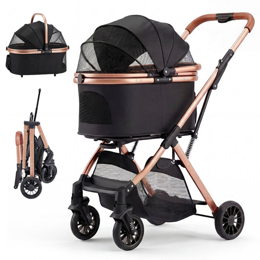 Advwin 3-in-1 Foldable Pet Stroller