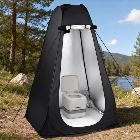 Advwin Pop-Up Camping Shower Privacy Tent with Windows