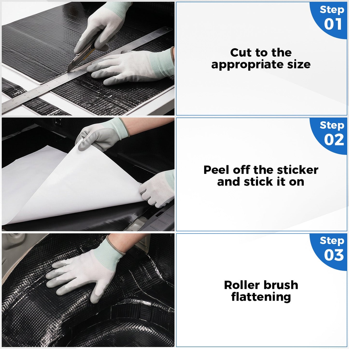 Advwin 80mil Butyl Car Sound Deadening Sheets 14pcs