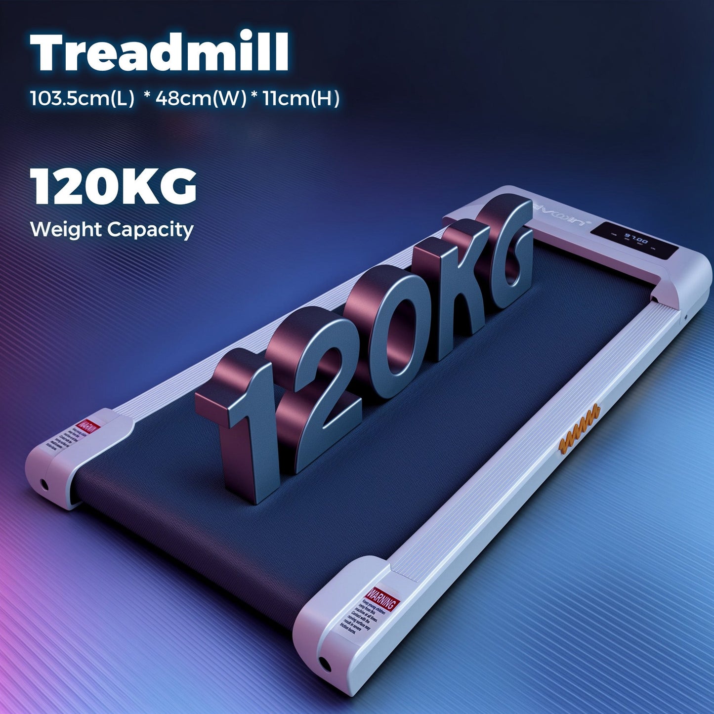 Advwin Under Desk Electric Treadmill 5% Incline