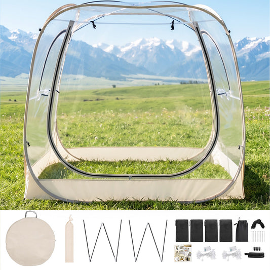 Advwin 2-5 Person Clear Bubble Dome Tent with Windows