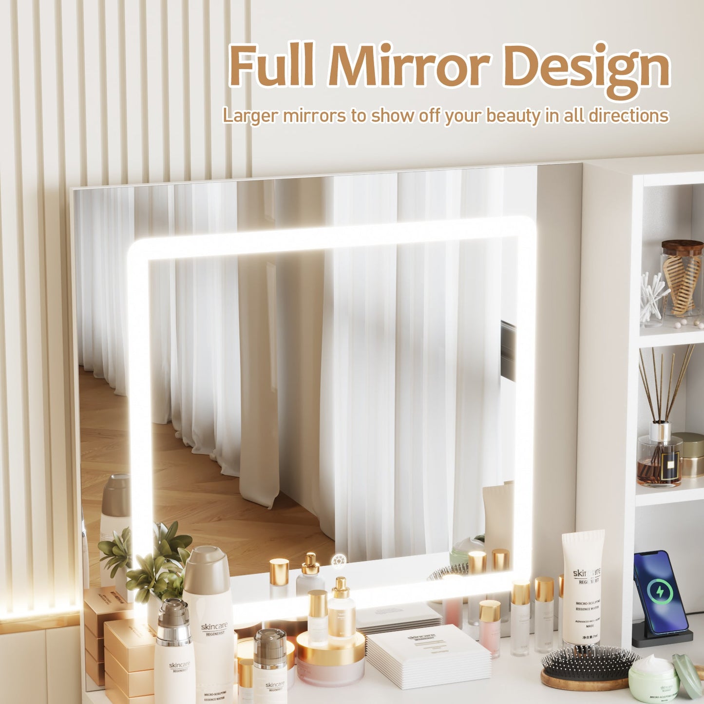dressing table with mirror?