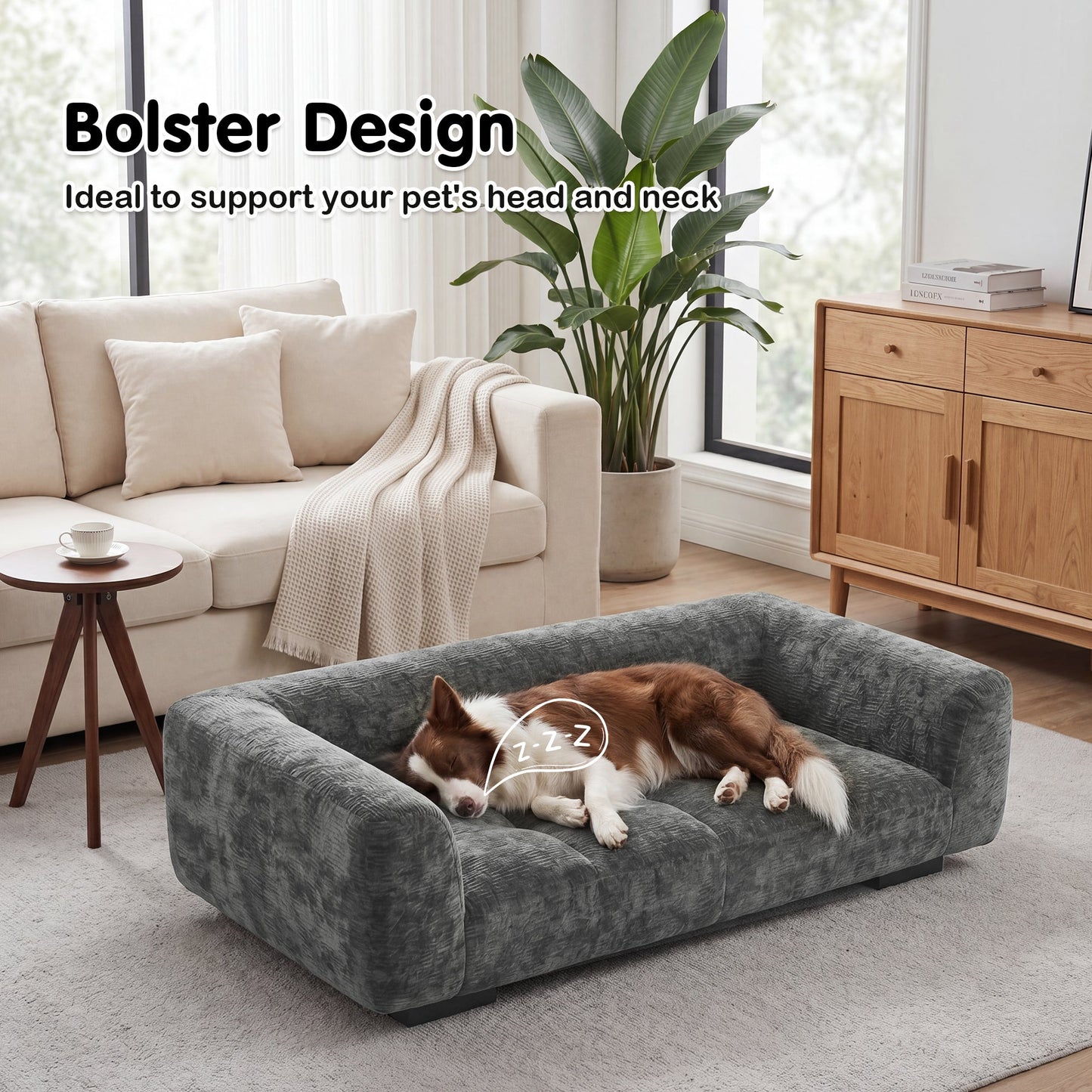 Advwin 120cm Dog Sofa Bed for Medium Large Dogs