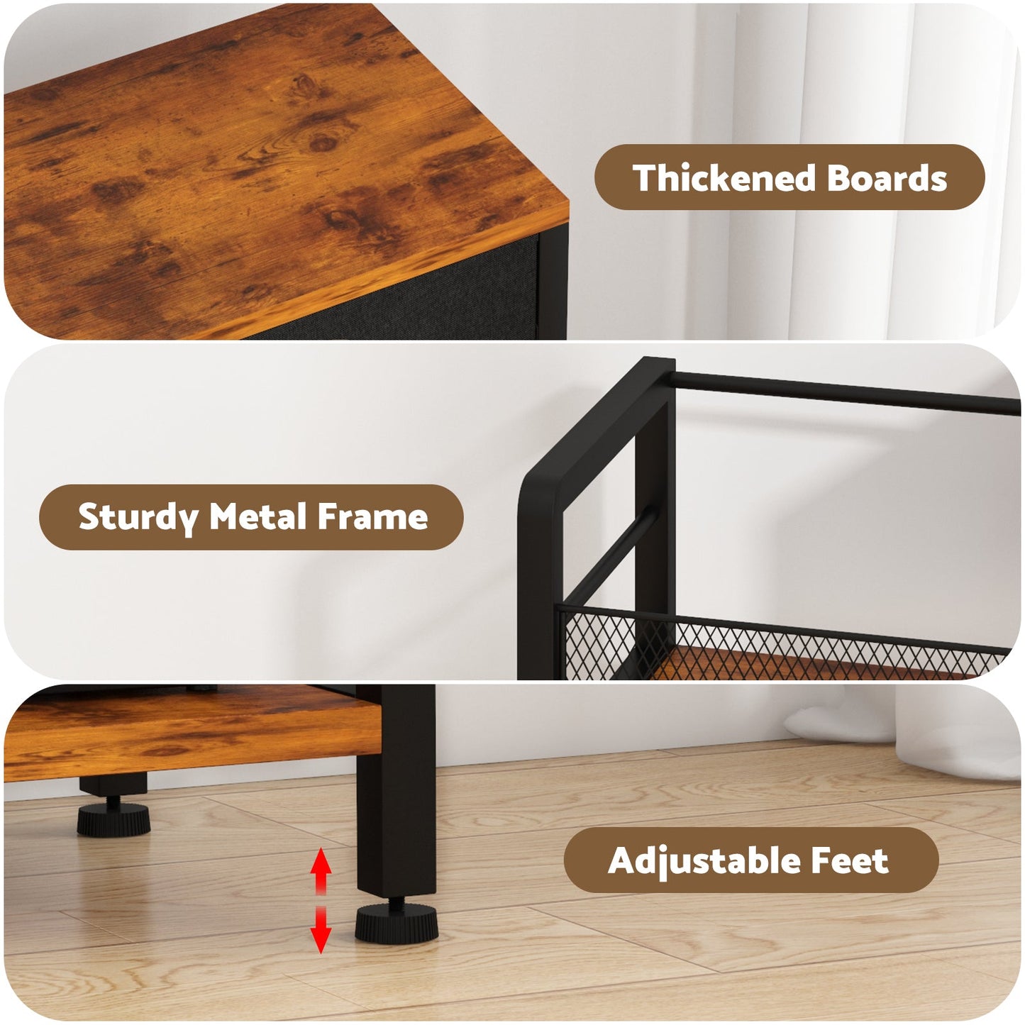 Advwin 3 Tier Record Player Stand