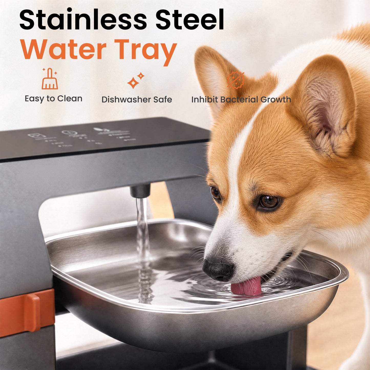 Advwin 3.2L Wireless Cat Water Fountain No Need Filters