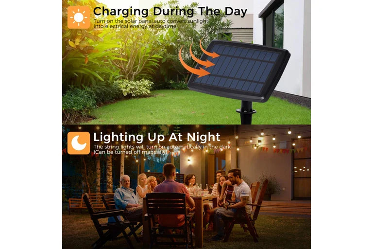 Advwin Solar Outdoor Festoon Lights