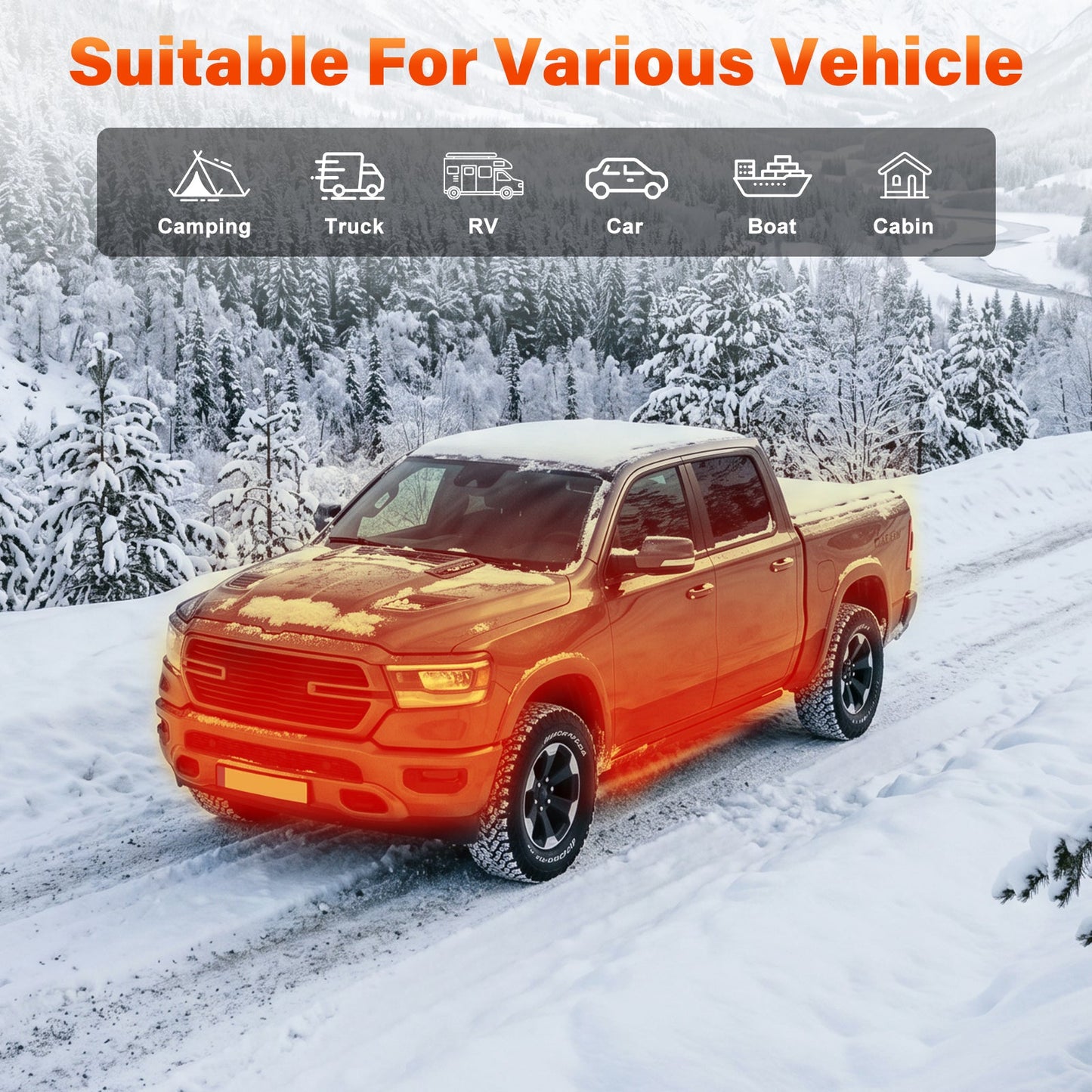 Advwin 8KW Portable All-in-One Diesel Heater