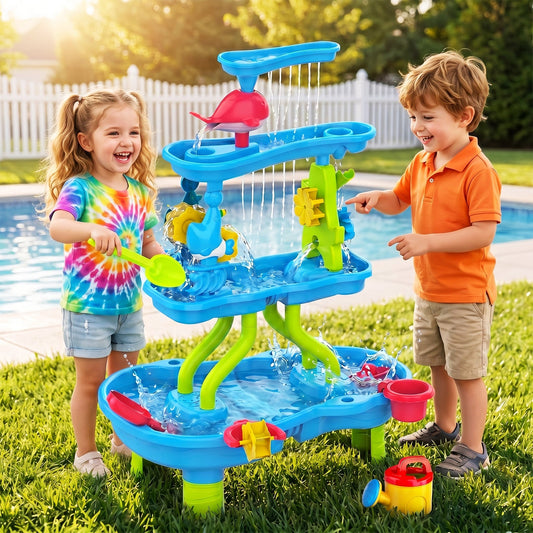Advwin 4-Tier Kids Sand & Water Activity Table