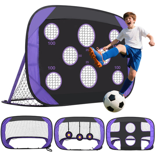 Advwin Pop-Up 2-in-1 Football Goal