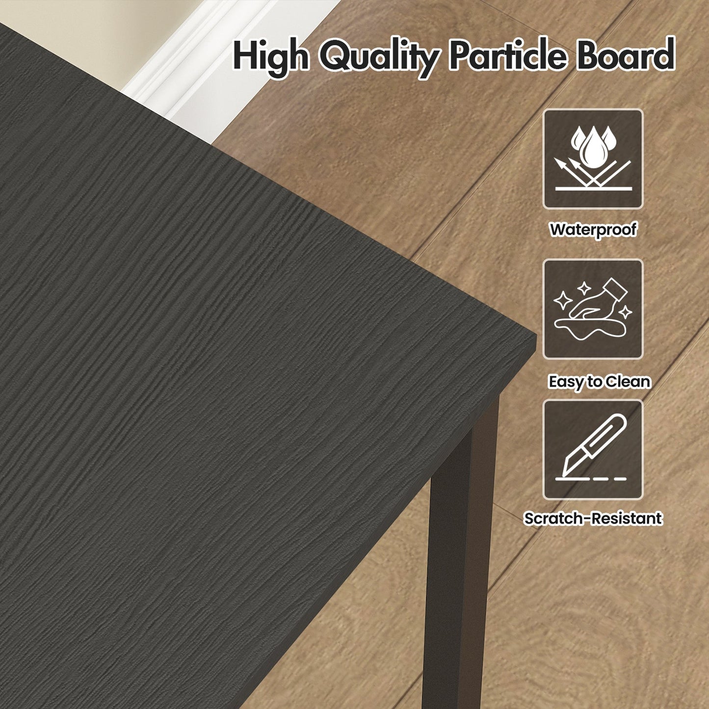Advwin 120cm Reversible Gaming Desk for Home & Office