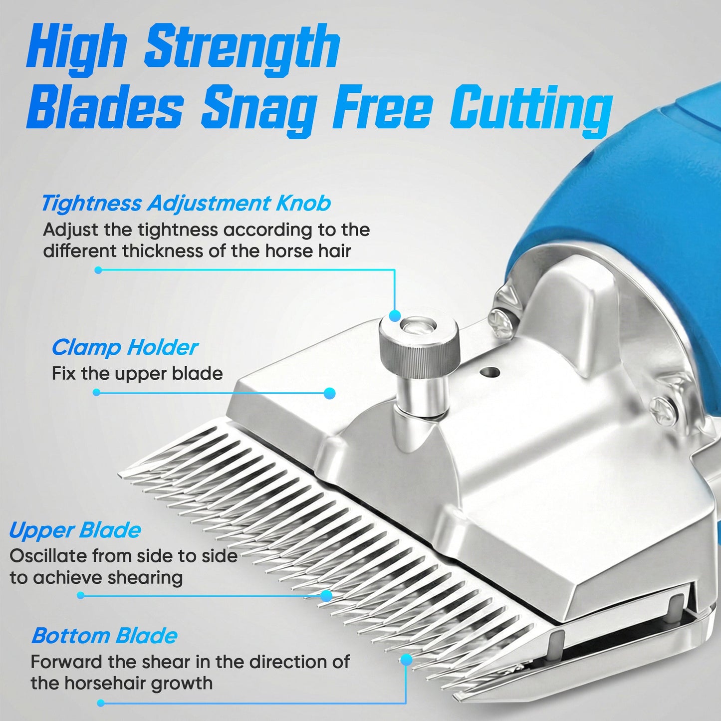 Advwin Cordless Horse Clippers 500W