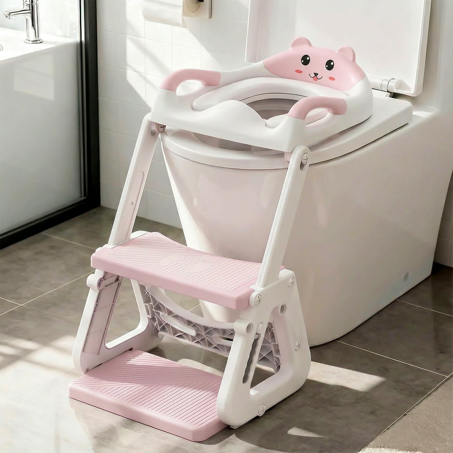 Advwin Foldable 2-in-1 Toddler Potty Training Seat