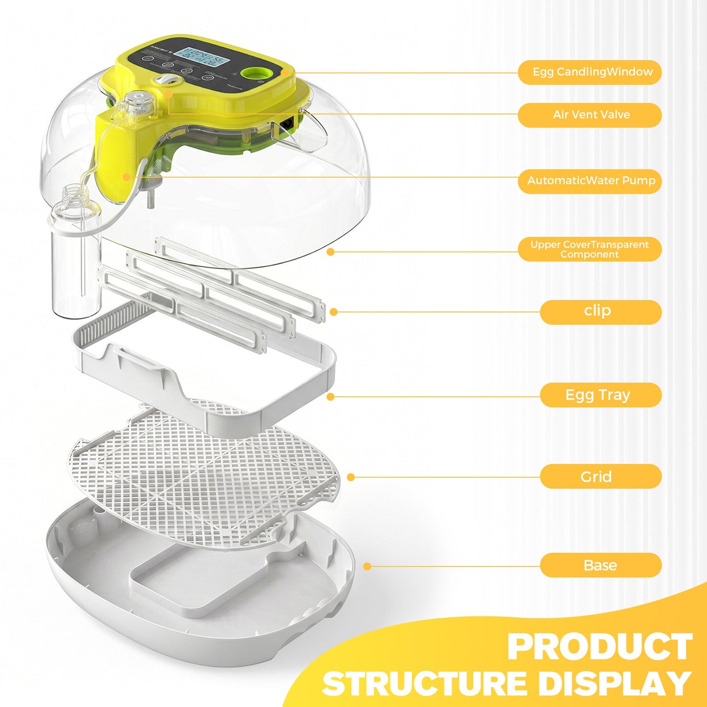 Advwin 16 Eggs Incubators with Auto Water Refill