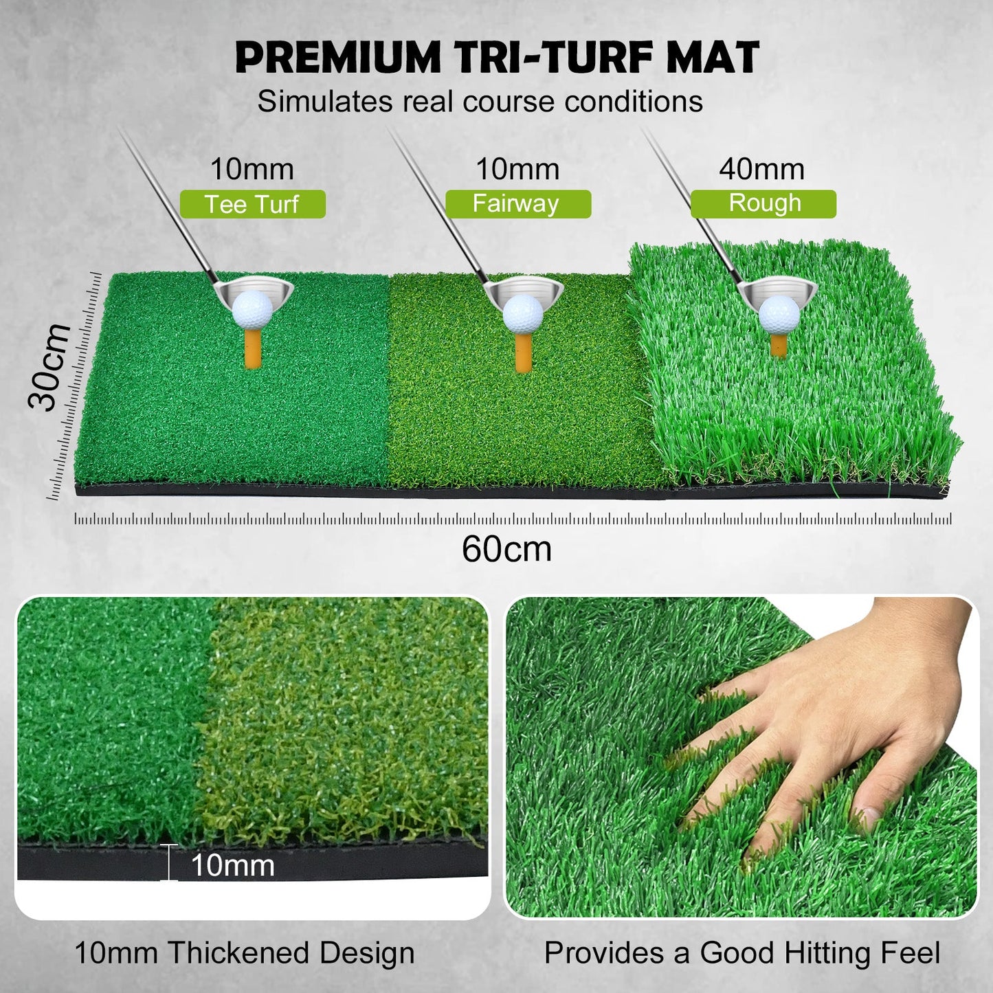 Advwin 10x7ft Golf Practice Net