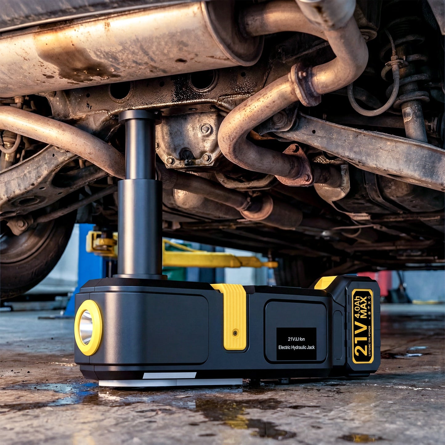 Advwin Electric Car Jack Kit w/ Impact Wrench LED