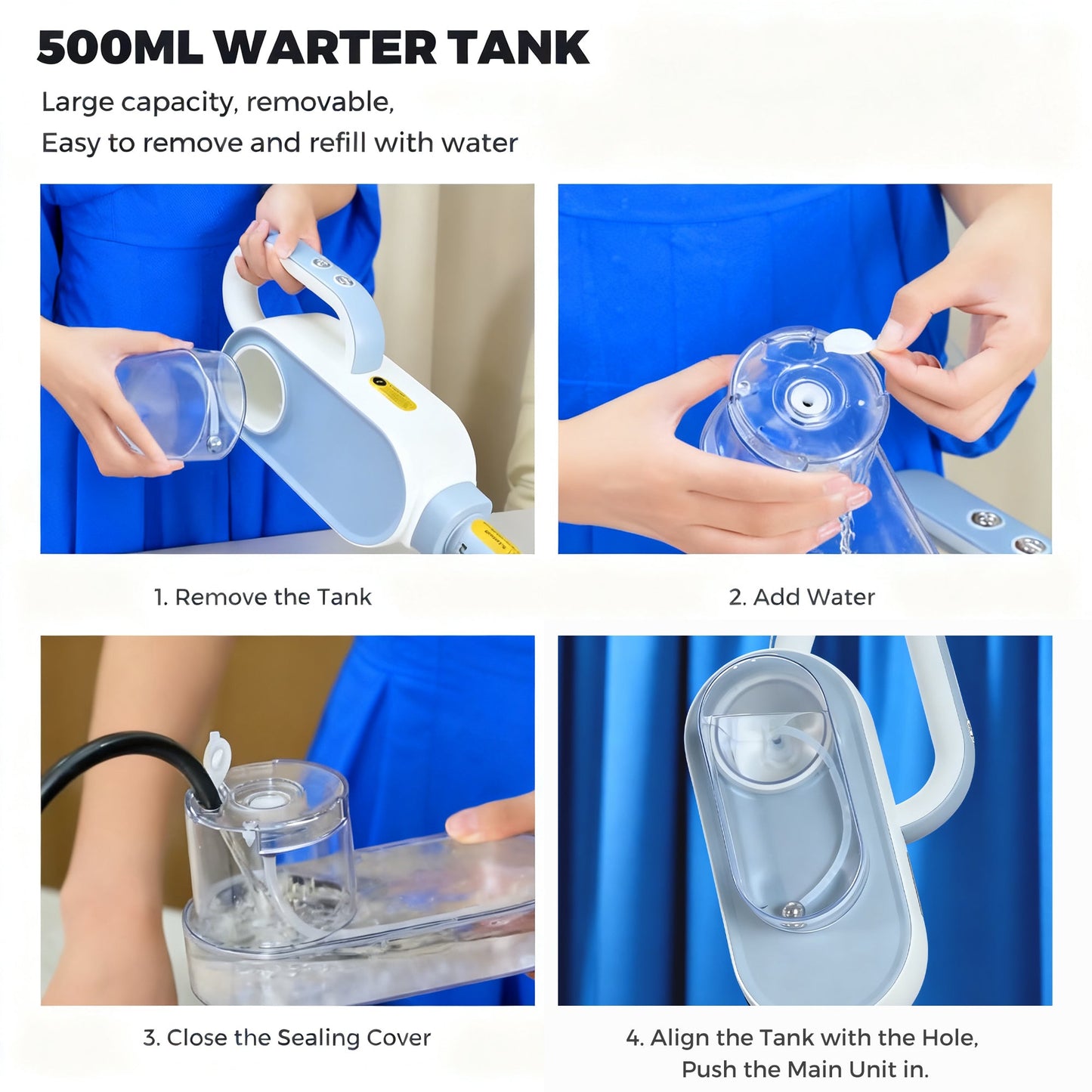 Advwin 12-in-1 Steam Mop with 3-Steam Mode