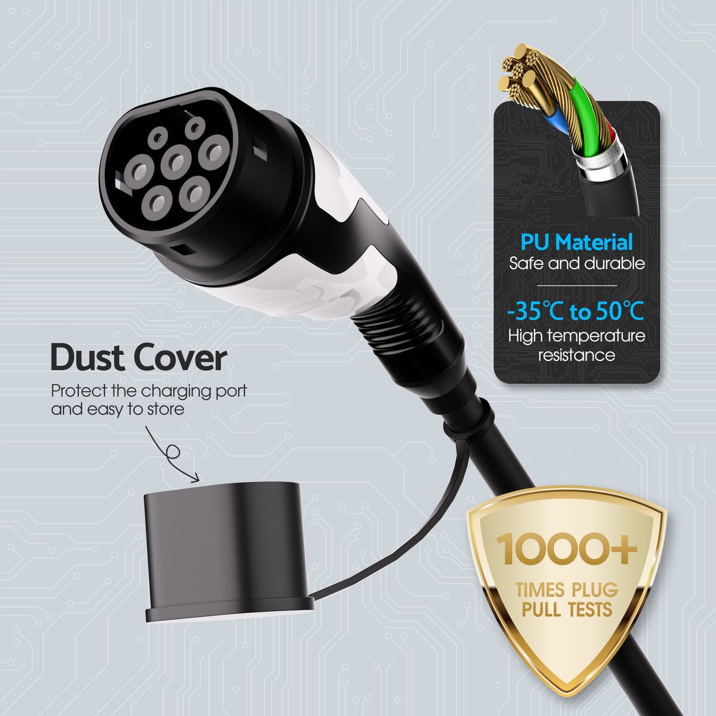 Advwin EV Charging Cable 22kW 32A EV Charger