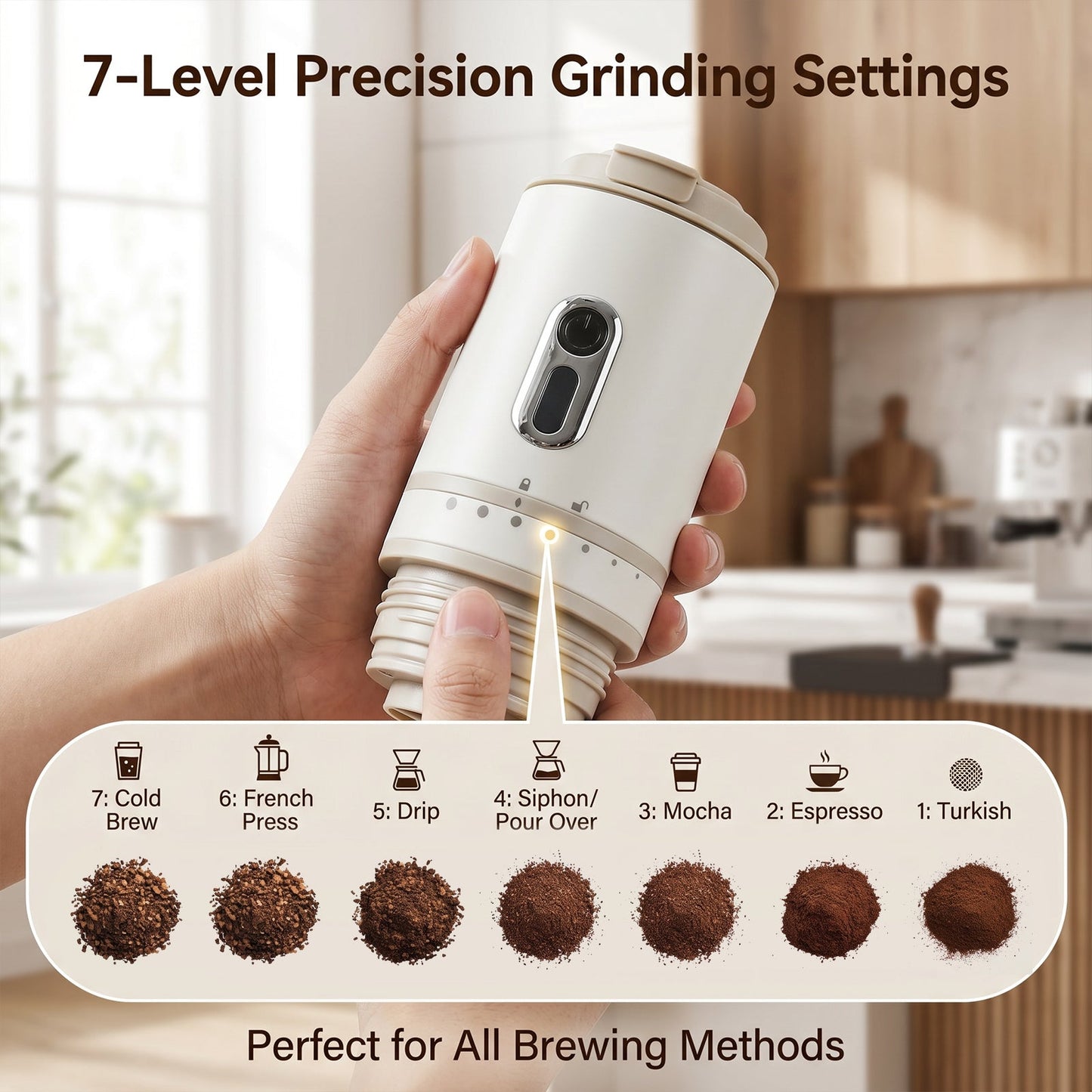 Advwin Portable Coffee Grinder & Drip Coffee Maker