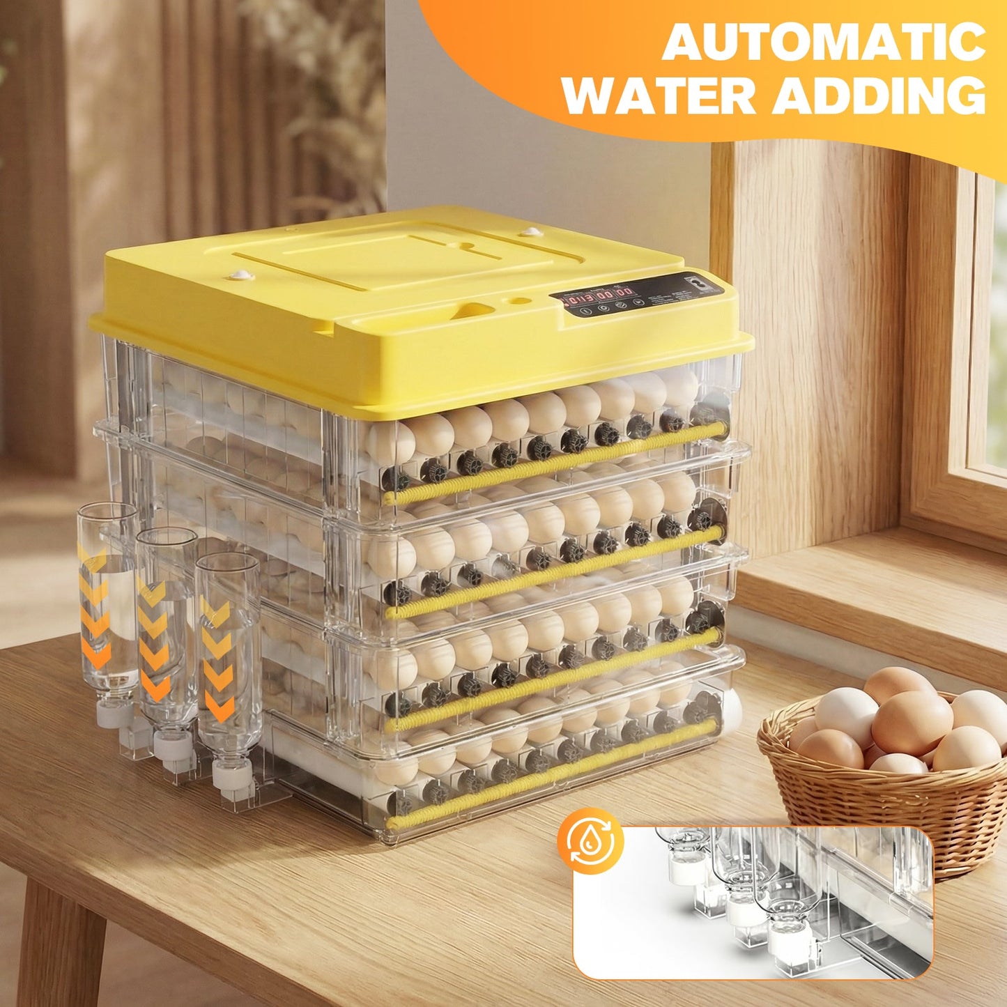 Advwin Egg Incubator with Automatic Egg Turning (288 Eggs)