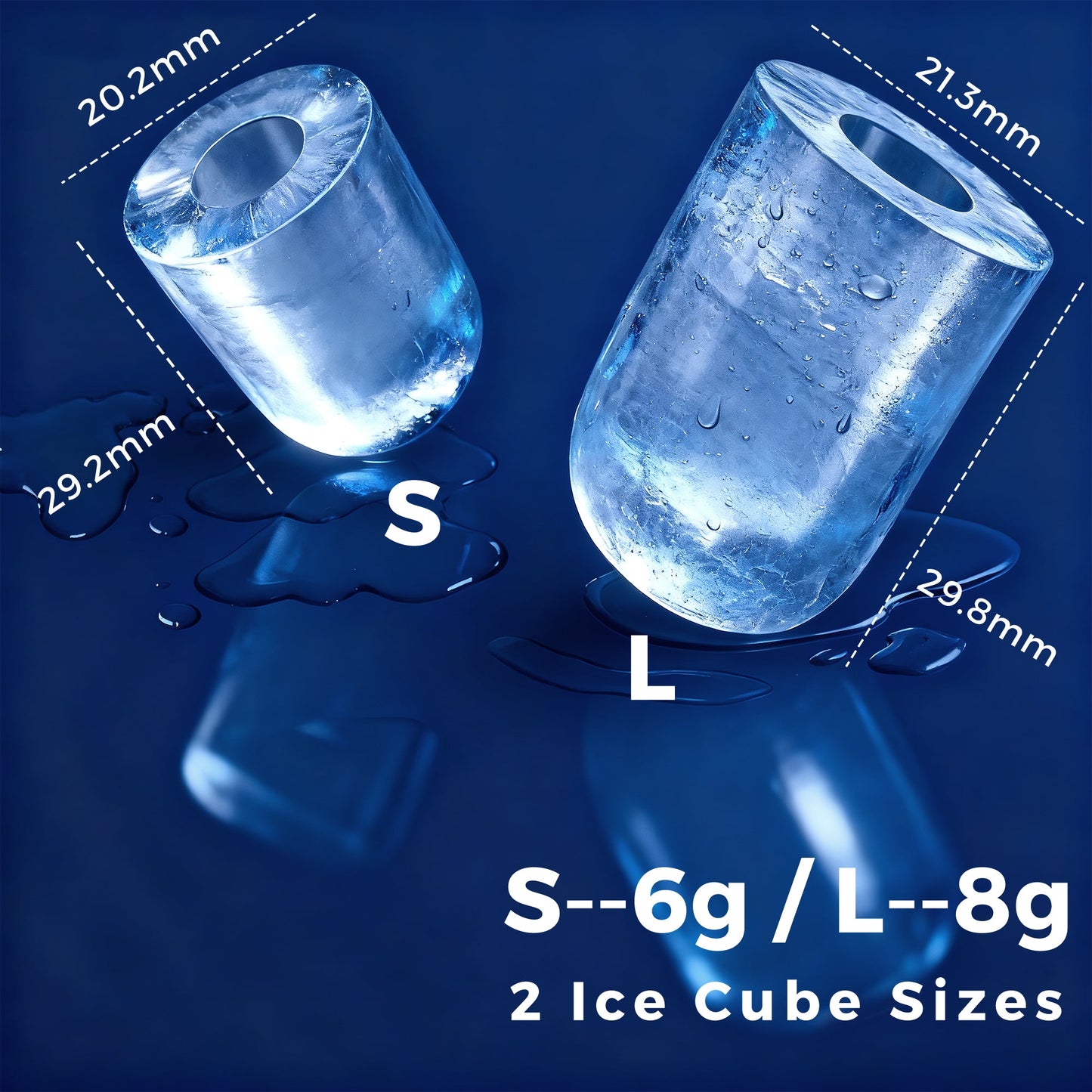 Advwin Countertop Ice Maker Machine with Self Cleaning