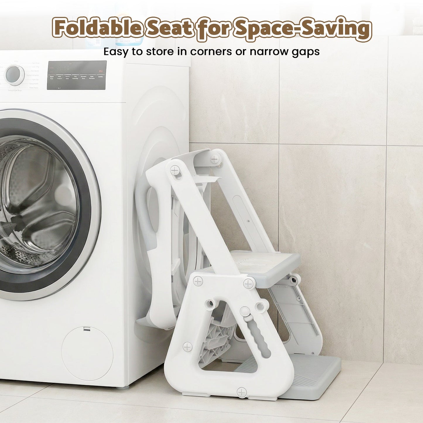 Advwin Foldable 2-in-1 Toddler Potty Training Seat