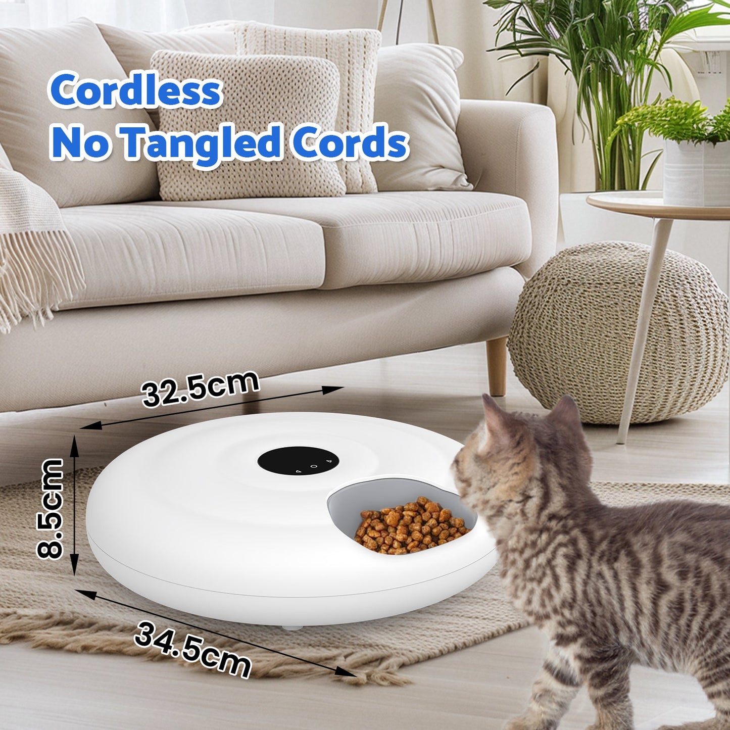Advwin Smart Automatic Pet Feeder for Wet and Dry Food