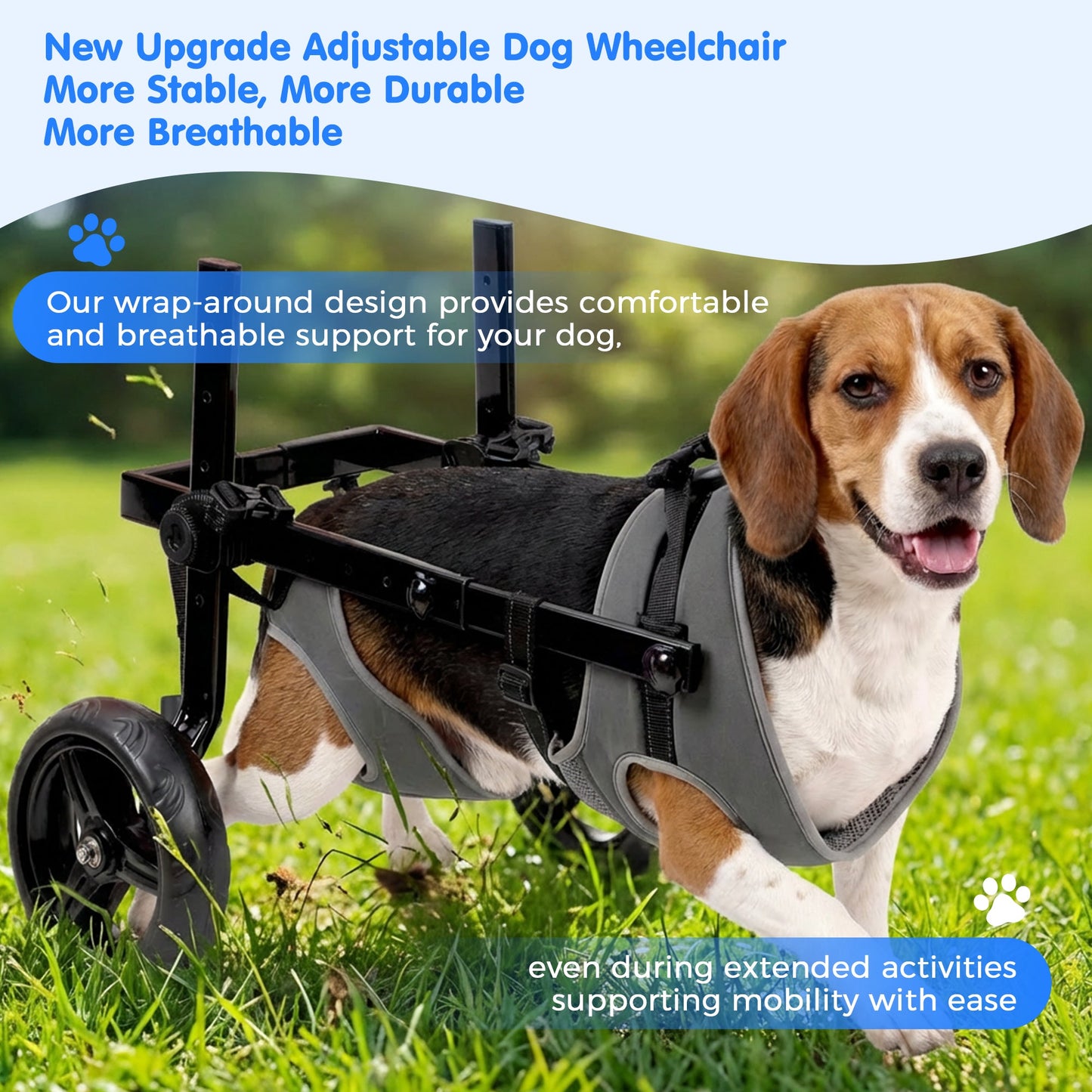 Advwin Dog Wheelchair for Hind Legs 12.5–20kg Pets