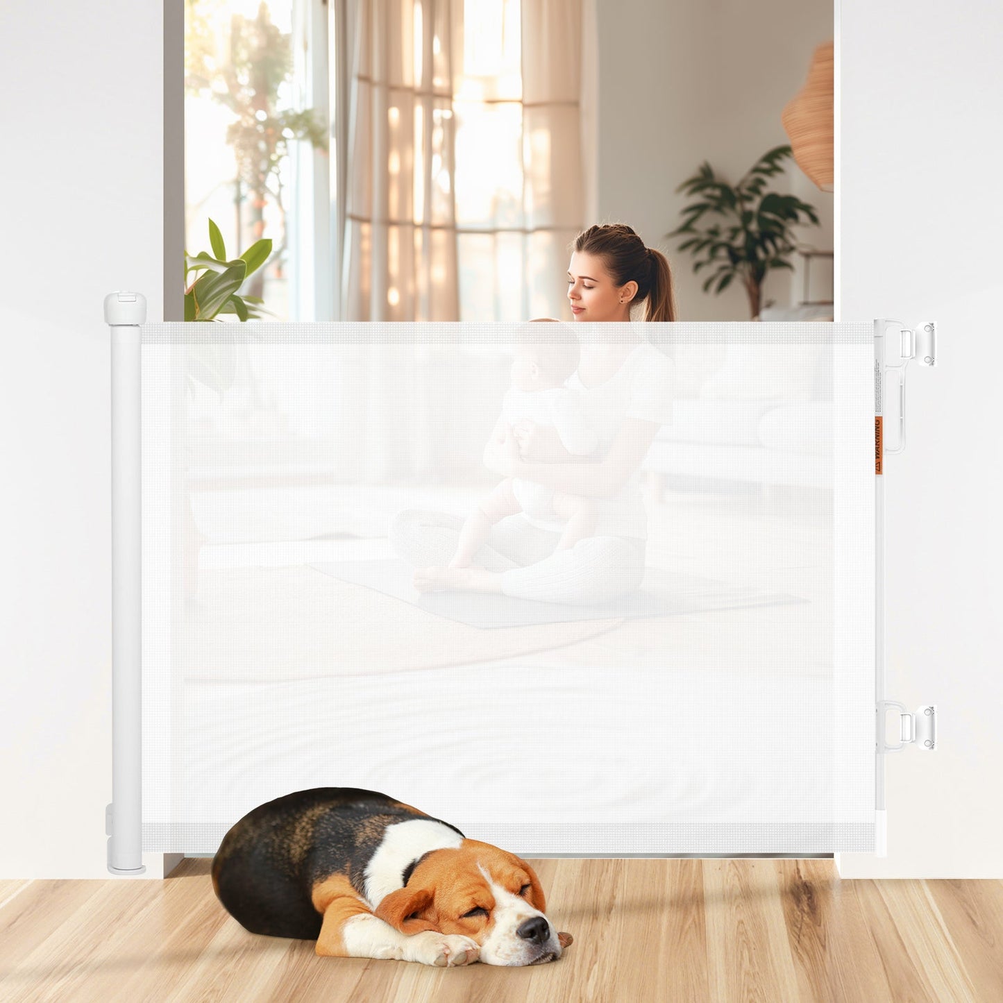 Advwin 180CM Retractable Safety Gate