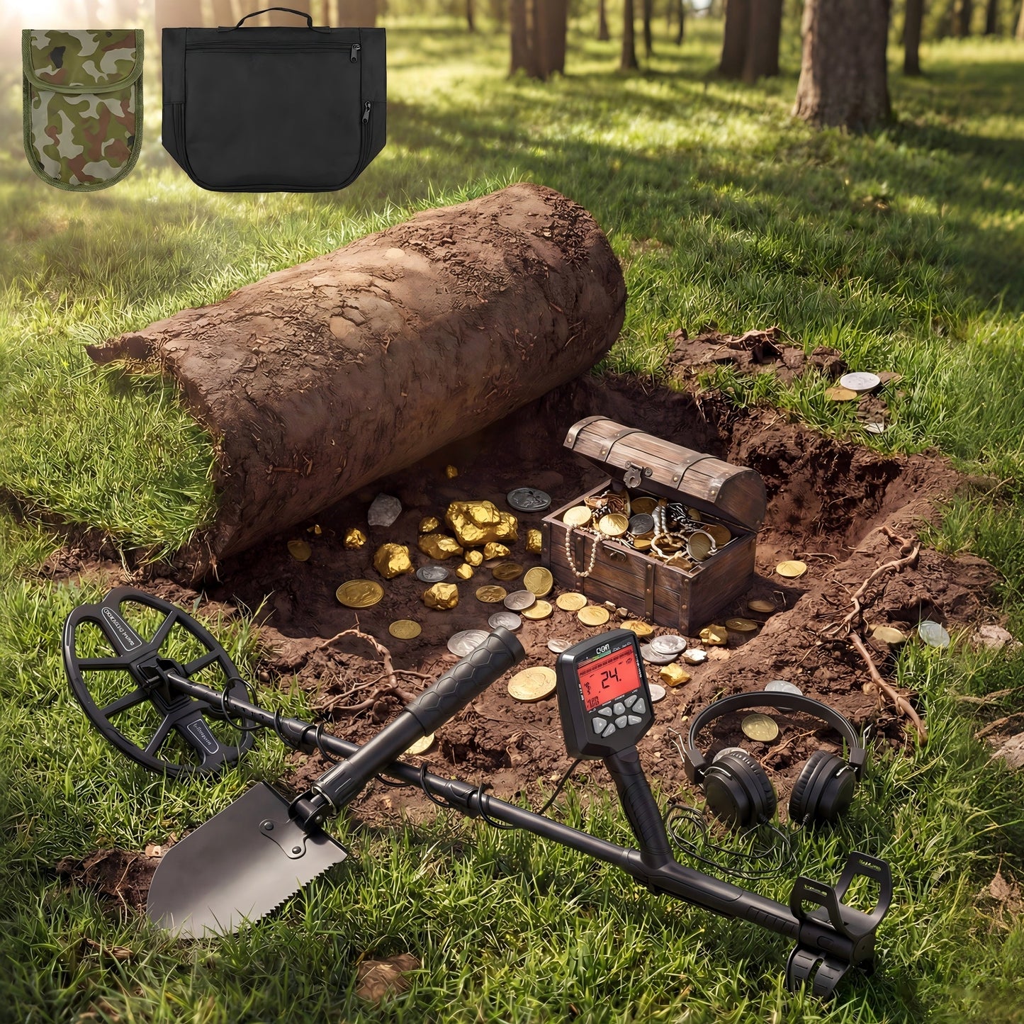Advwin Metal Detector High Sensitivity with 5 Modes
