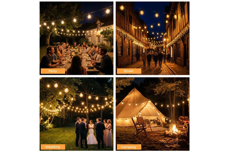 Advwin Solar Outdoor Festoon Lights