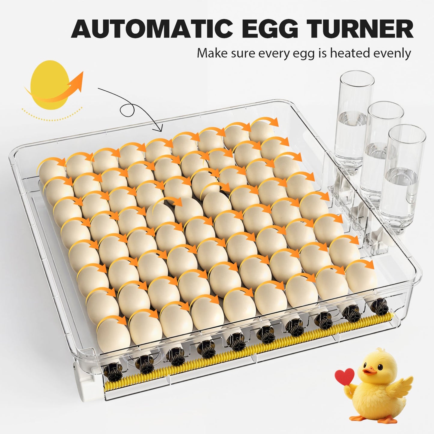 Advwin Egg Incubator with Automatic Egg Turning (288 Eggs)