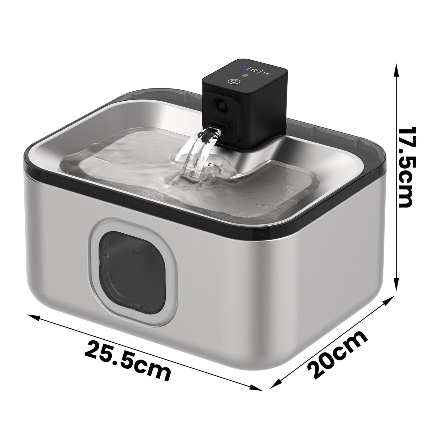 Advwin 5L/169oz Wireless Cat Water Fountain