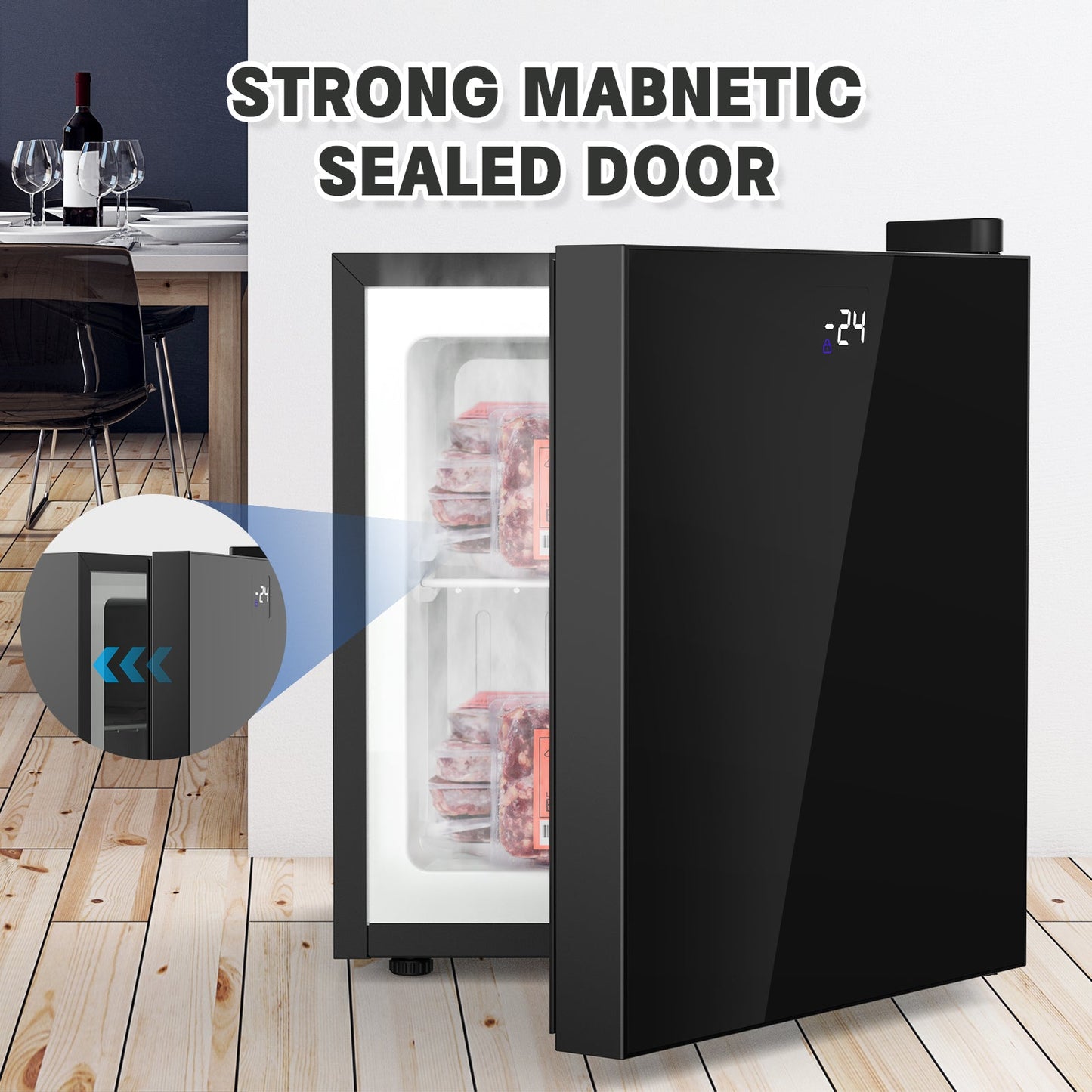 Advwin 32L Mini Upright Freezer Digital Display