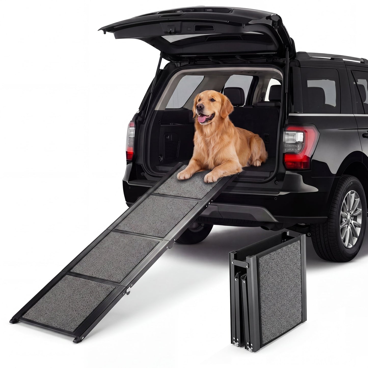 Advwin 180cm x 44cm Folding Dog Ramp for Car