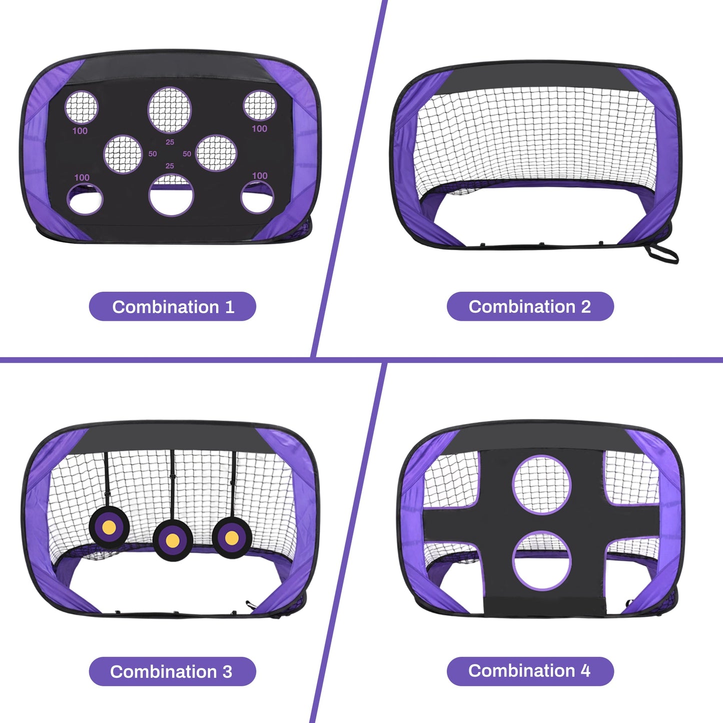 Advwin Pop-Up 2-in-1 Football Goal