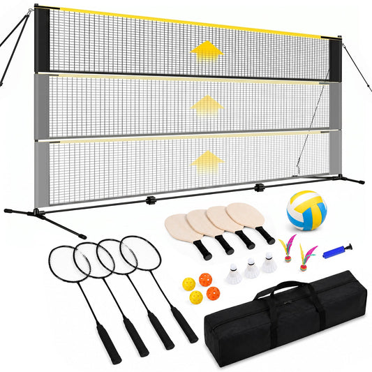 Advwin Badminton Net Set for Adults & Kids