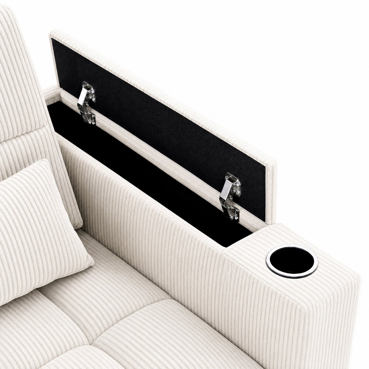 Advwin 3-in-1 Corduroy Convertible Sofa Bed