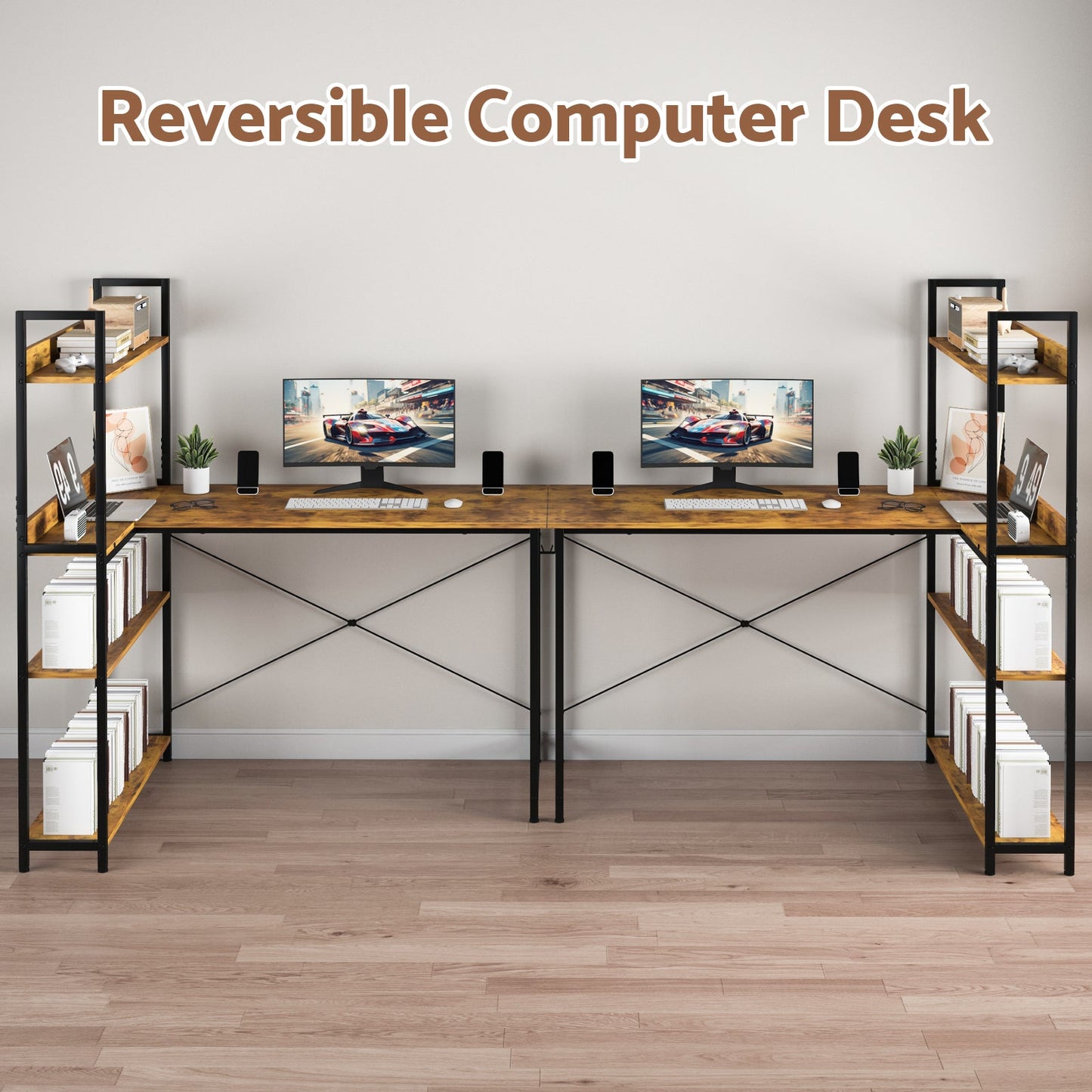 Advwin 110cm L Shaped Computer Desk