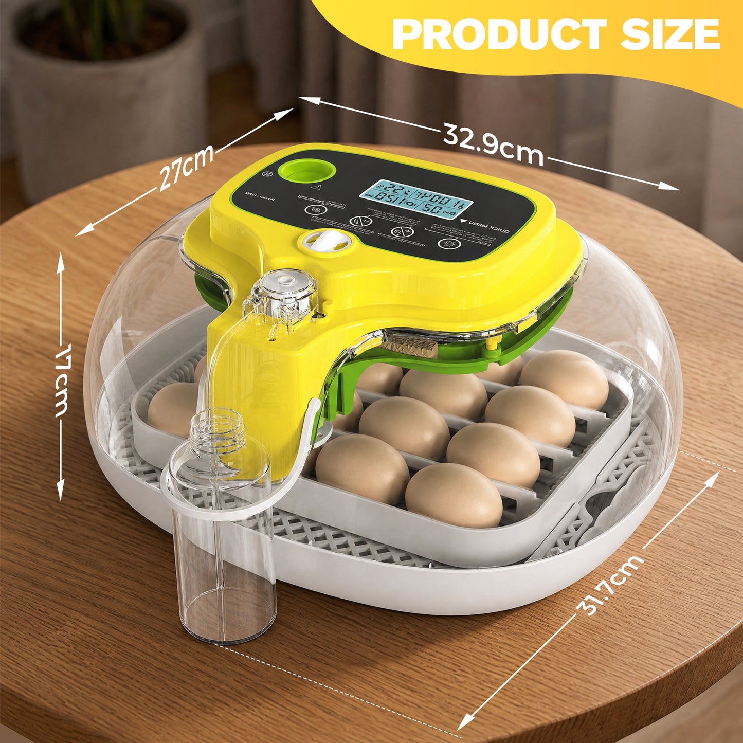 Advwin 16 Eggs Incubators with Auto Water Refill